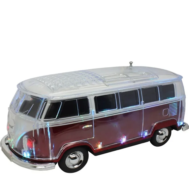 Portable Wireless Mini-Car shaped High quality transparent shell Speaker electronic gadgets