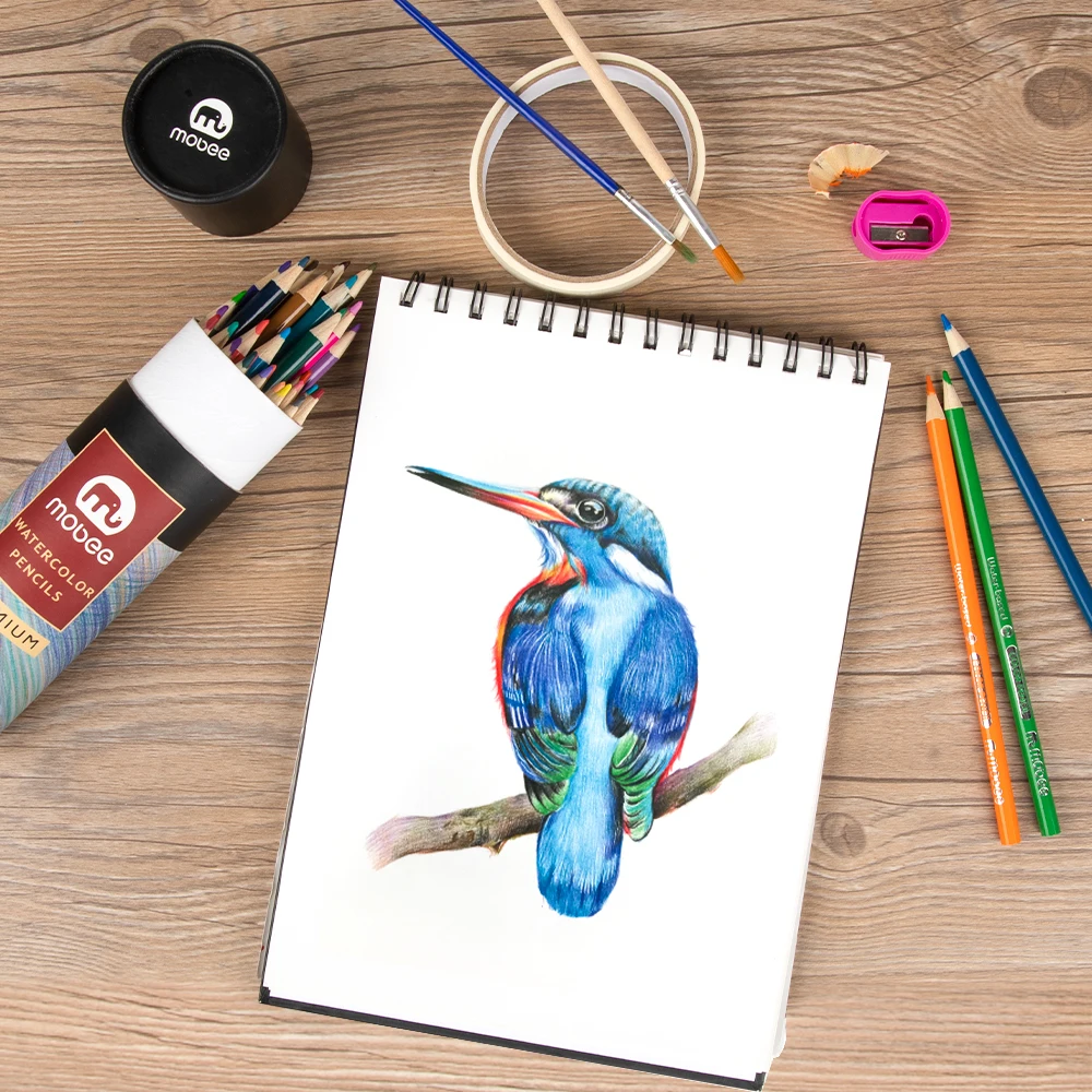 Gxin K001B24 24 Colors  custom Colored Pencil  set Water Soluble for kids Soft Wood Watercolor Drawing School Art Supplies