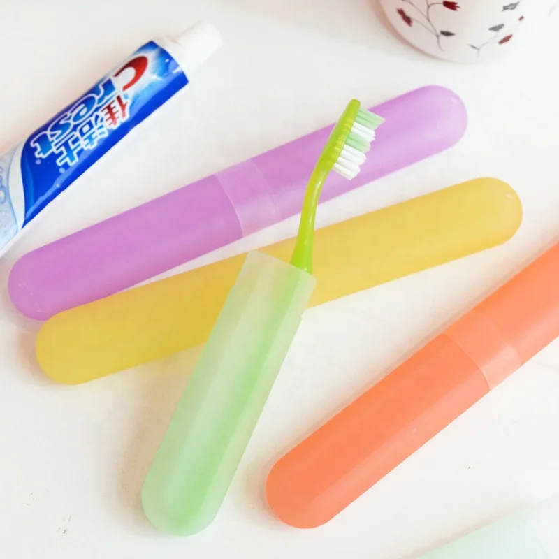 
Colorful Travel Home Use Toothbrush Holder Plastic Toothbrush Case Toothbrush Cover 