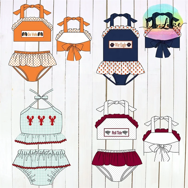 Boutique mermaid children baby swimwear(old) 2024 girls swimwear bikinis beachwear children swimsuit