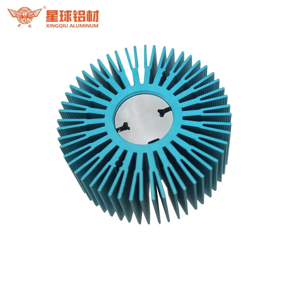 Aluminum heatsink extruded aluminum heatsink round aluminum heat sink