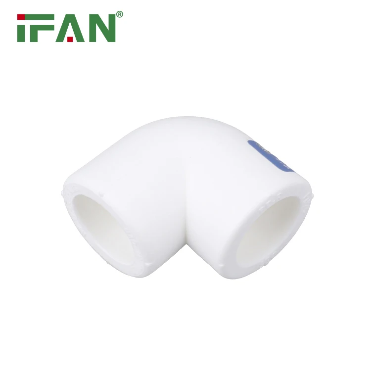 IFAN EN 15874 PPR Pipe And Fittings Free Sample PPR Water Pipe Fittings 20-63MM Warmhaus White Elbow PPR Fittings