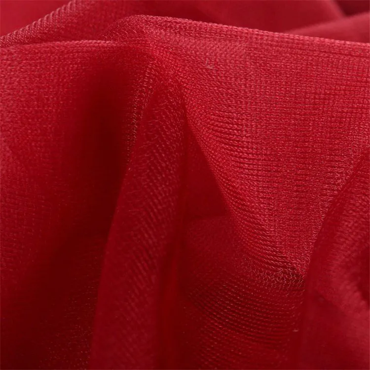 textiles nylon 30D tulle plain cloth