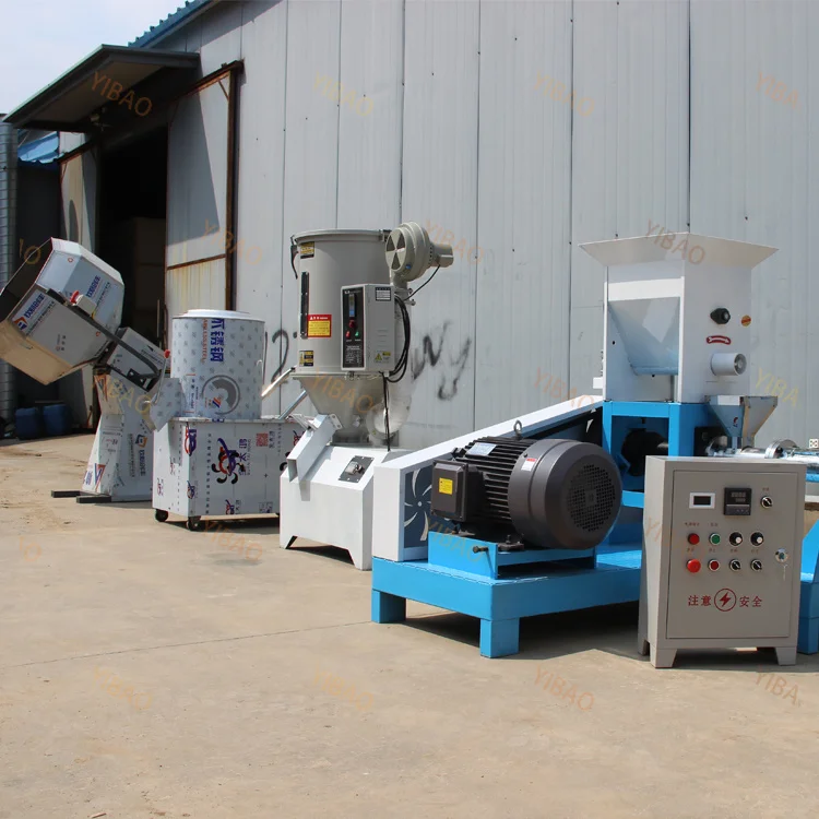 Fish feed process machinery / Sinking fish food production line