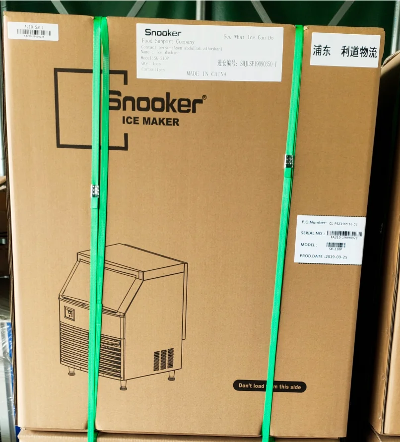 Wholesale ice makers Commercial Ice Machine Factory 95kg/24h tube ice machine For American Canada