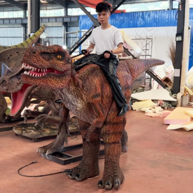 Легкий костюм динозавра из пены в натуральную величину реалистичный T Rex с ходулям для взрослых
