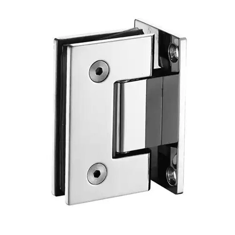 YS-09 Factory Direct Supply Alloy To Bathroom 90 Degree Glass Door Clamp Shower Cabin Double Sided Hinge