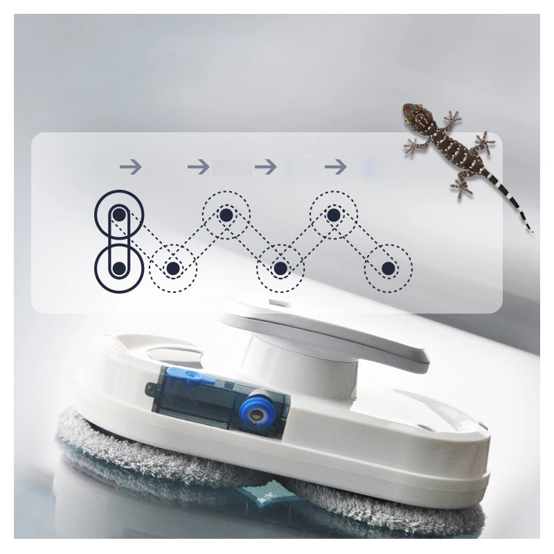 double brush household electric remote automatic smart building glass window cleaner machine robot