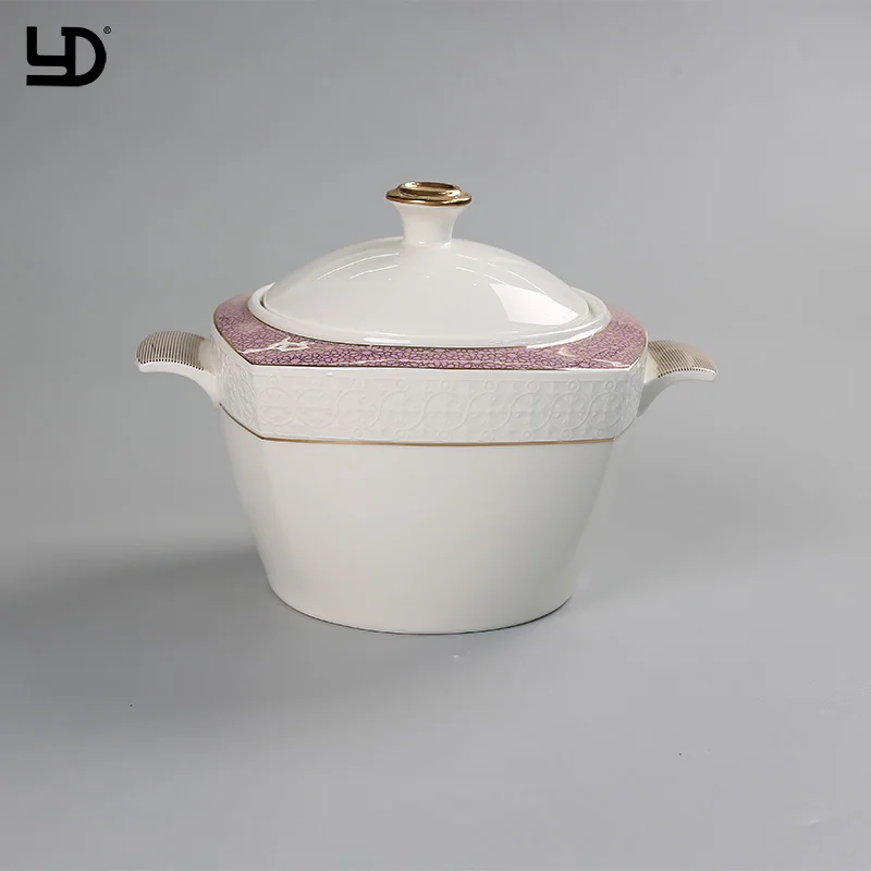 Customized Fashionable Creative Tableware Design Hotel Ceramic Plate Dinner Set Bone China Dinner Set Ceramic Dinner Sets Bone