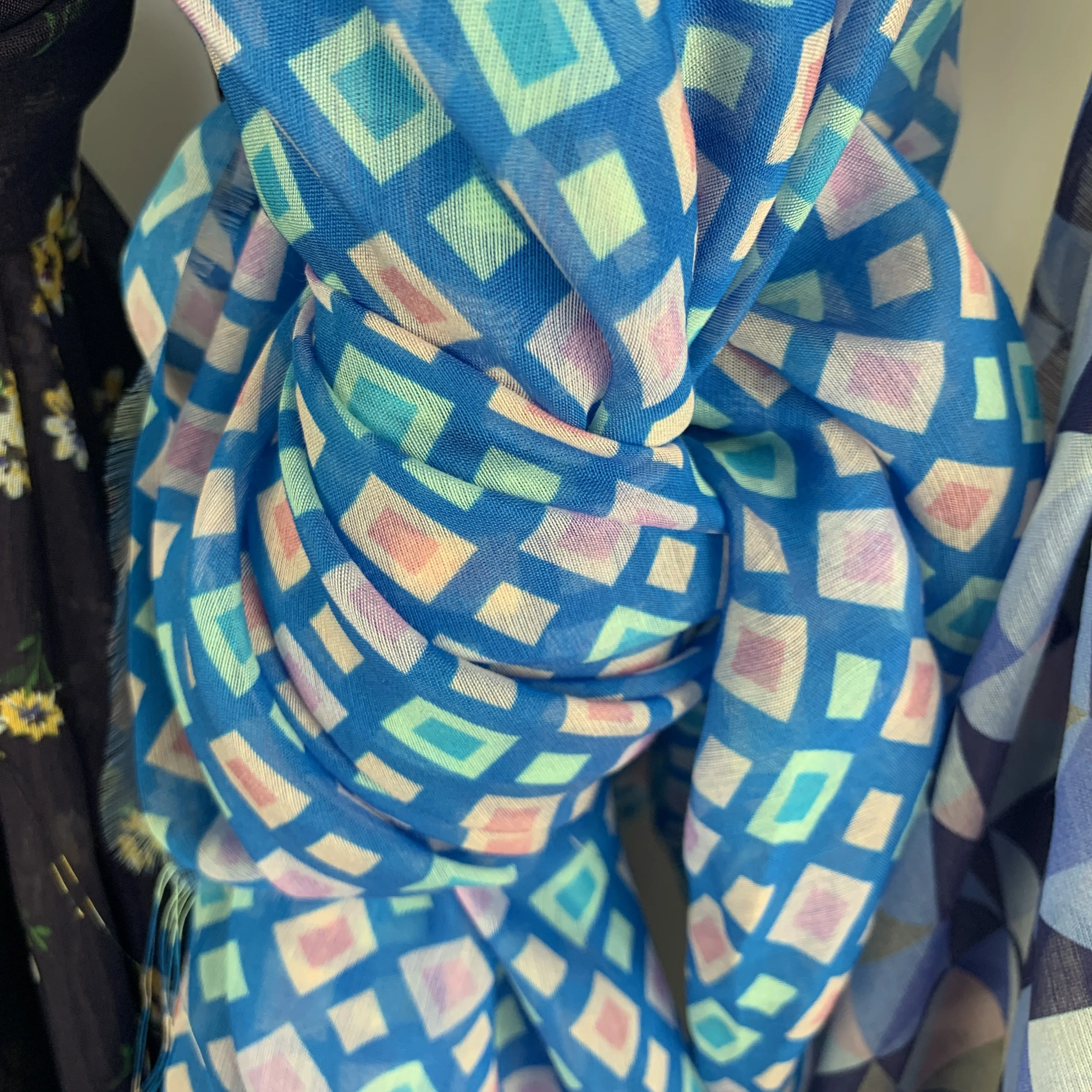 Translucent No MOQ nylon Tencel interwoven tulle digital printing fabric sexy translucent clothing fabric