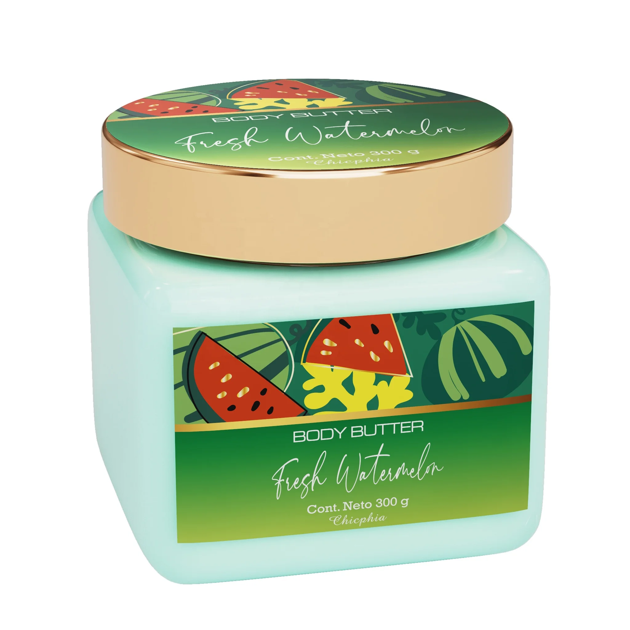 Oem Private Brand bath and body chicphia shea butter 300g body butter cream For Women