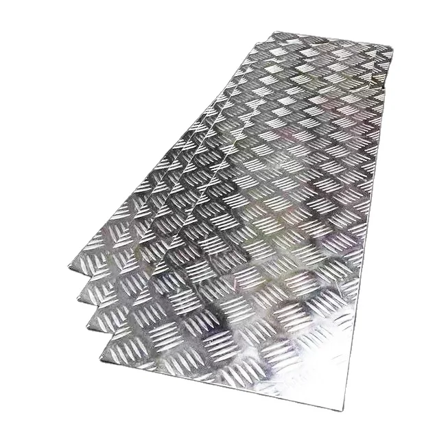 Wholesale Diamond Plate 3003 5052 6061 Embossed checkered aluminum plate for Construction Vehicle fender