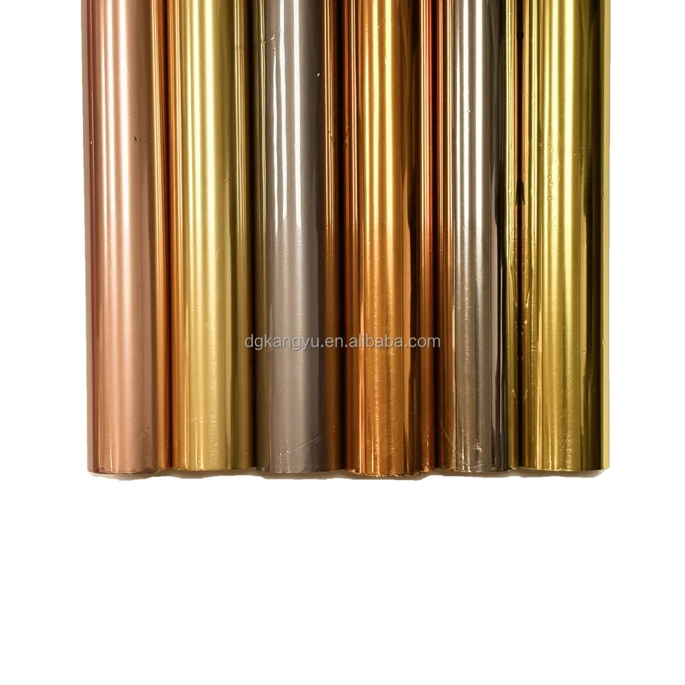 New Arrival Premium Hot Foil Metallic Foil Crisp Stamping Patterns Strong Color Fastness for Plastics,T-shirt,Packaging,Crafts