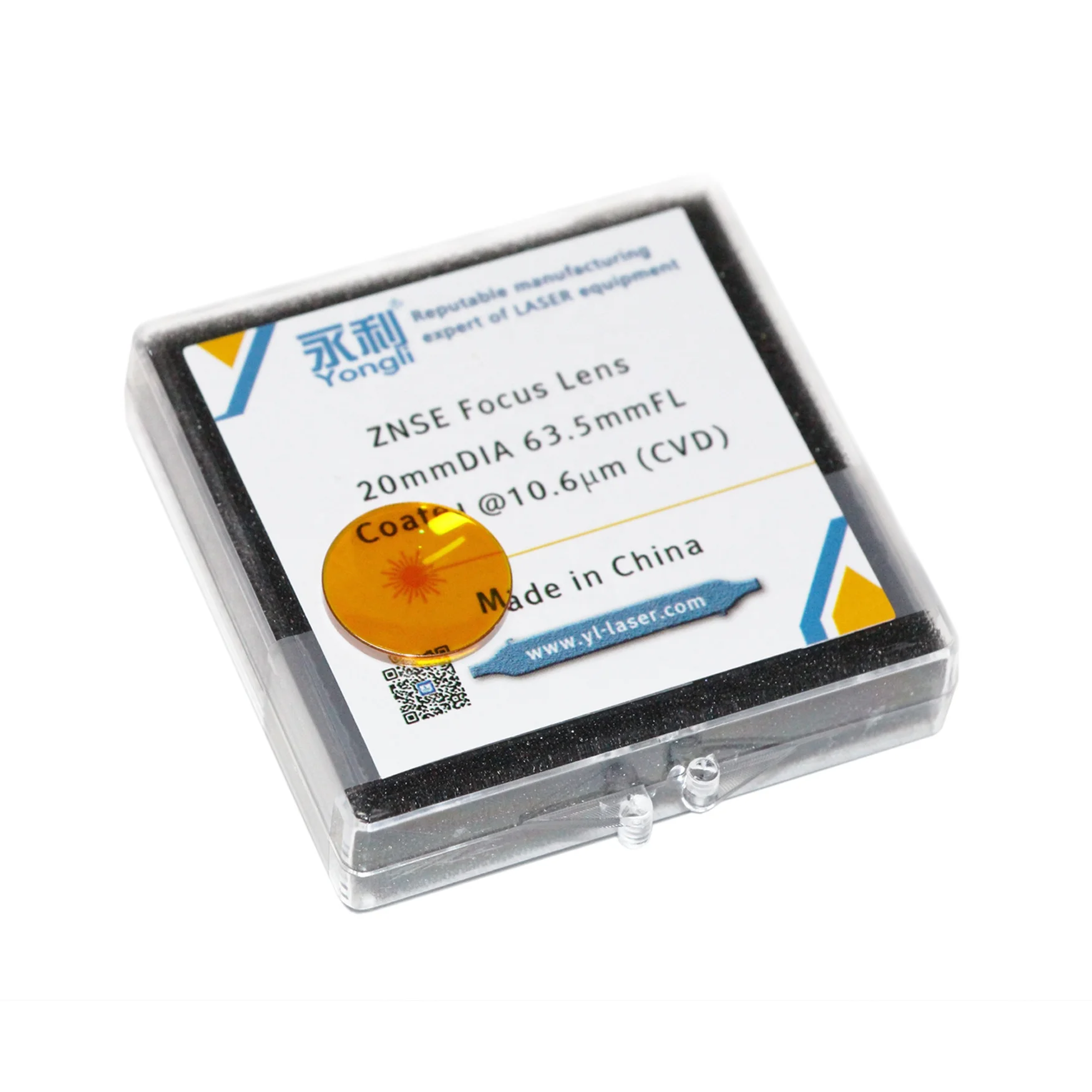 CO2 Laser Lens 20mm Laser Mirror ZnSe Focal Lens Focus Lens for Laser Engraving Cutting Machine FL 50.8/ 63.5/ 101.6/ 38.1mm