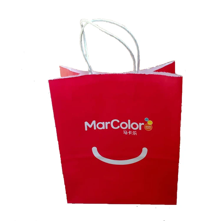 Paper Carry Bag Machine with Twisted Rope Handle Inline Automatic Shopping Paper Bag Machine With Flat Handle Inline