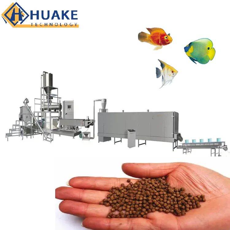 Shrimp animal food making machine floating fish food pellet makers producing feed extruder machine in nigeria