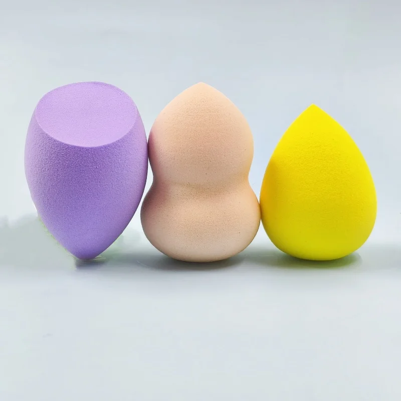 Super soft beauty egg set Do not eat powder powder puff stand gourd splash student water drop oblique cut beauty tool