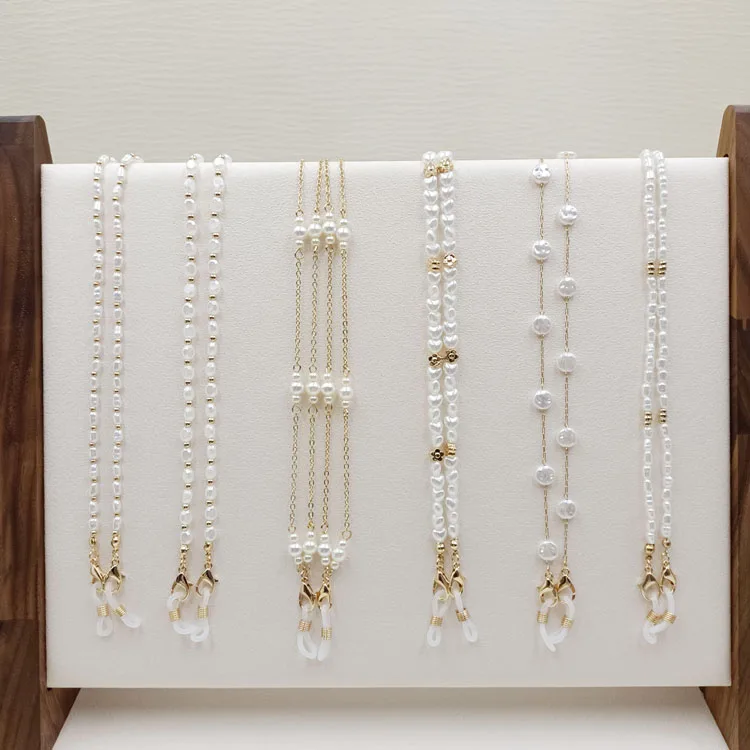 Hot Fashion Pearl Handmade Beaded rope glasses chain multi-purpose accessories hot selling handmade decoration Necklac