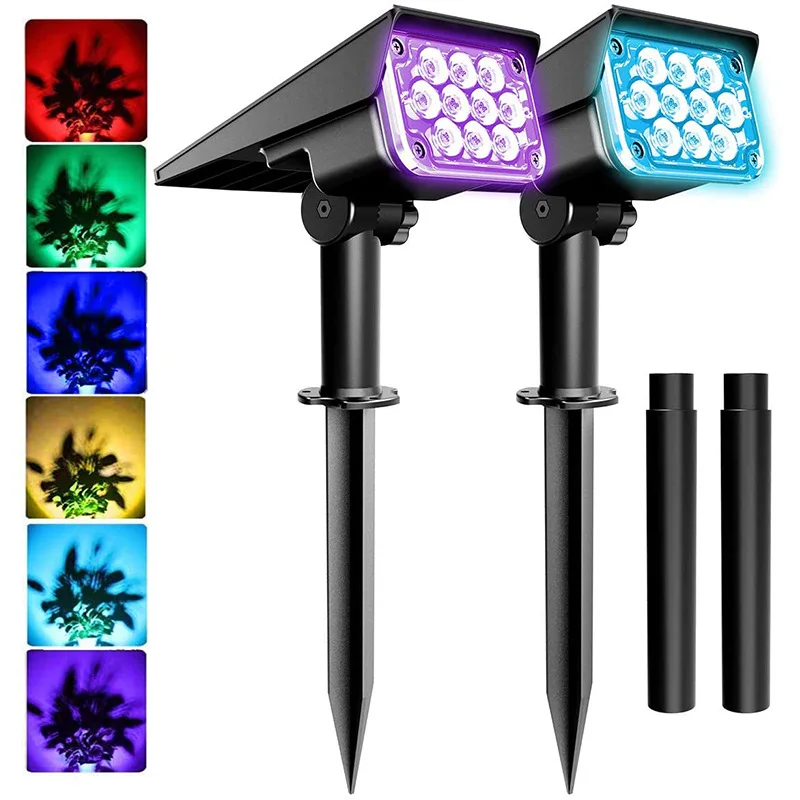 Solar Outdoor ultra Bright Spotlights Landscape Courtyard Decorative Lighting Lawn Lights