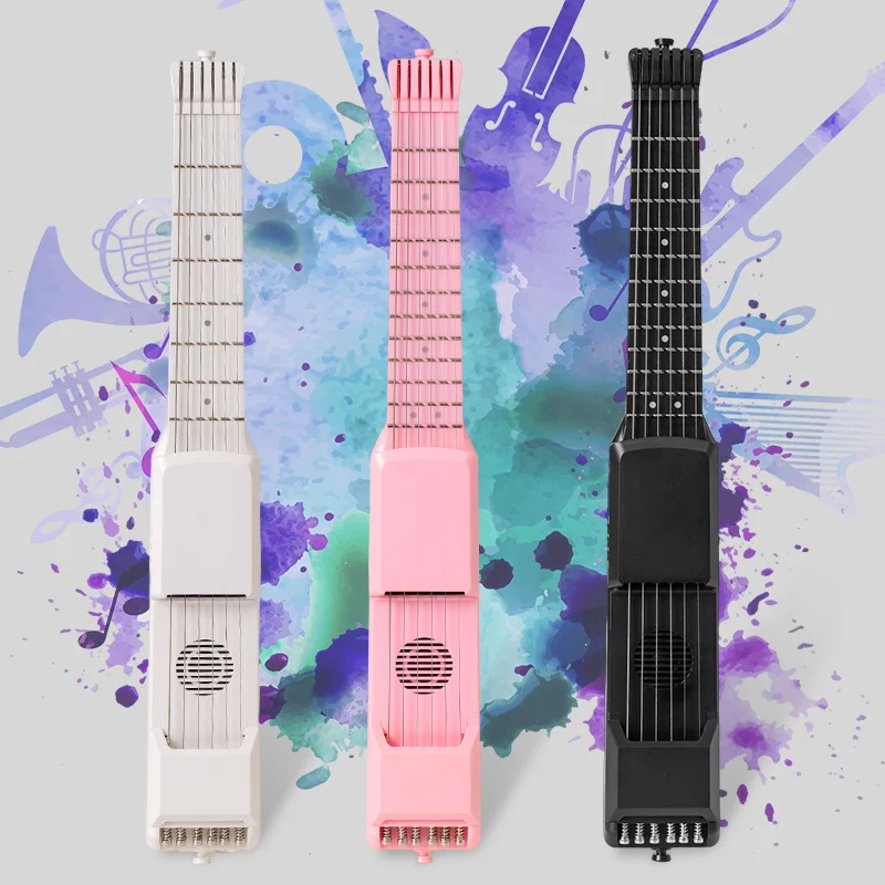 Wireless Digital Mini Trainer Fret12 Music Toy Guitar Strap Electric Portable Guitar