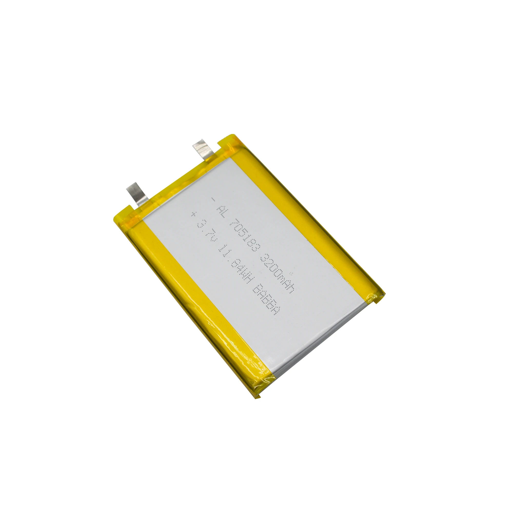 Manufacturer Customized Lipo Batteries 3.7V 3200mAh 705183 Lithium Polymer Battery for Mobile phone tablet