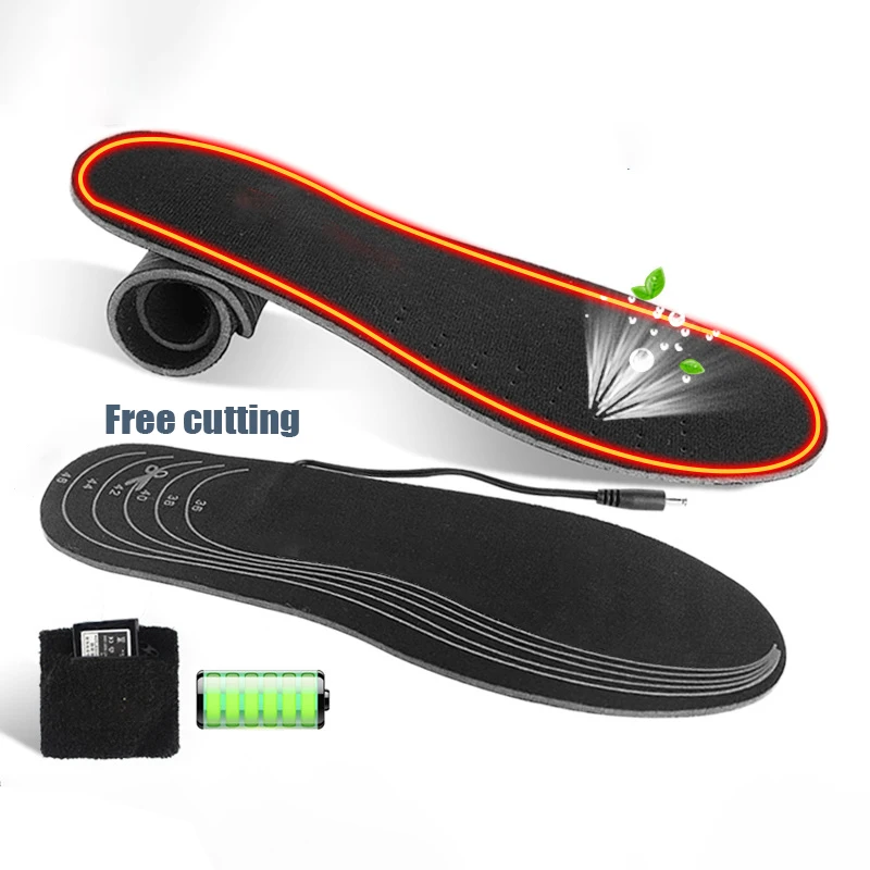 Best Price Thermal Heated Insoles Wireless Rechargeable Electric Shoes Heater Foot Warmer For Man Women