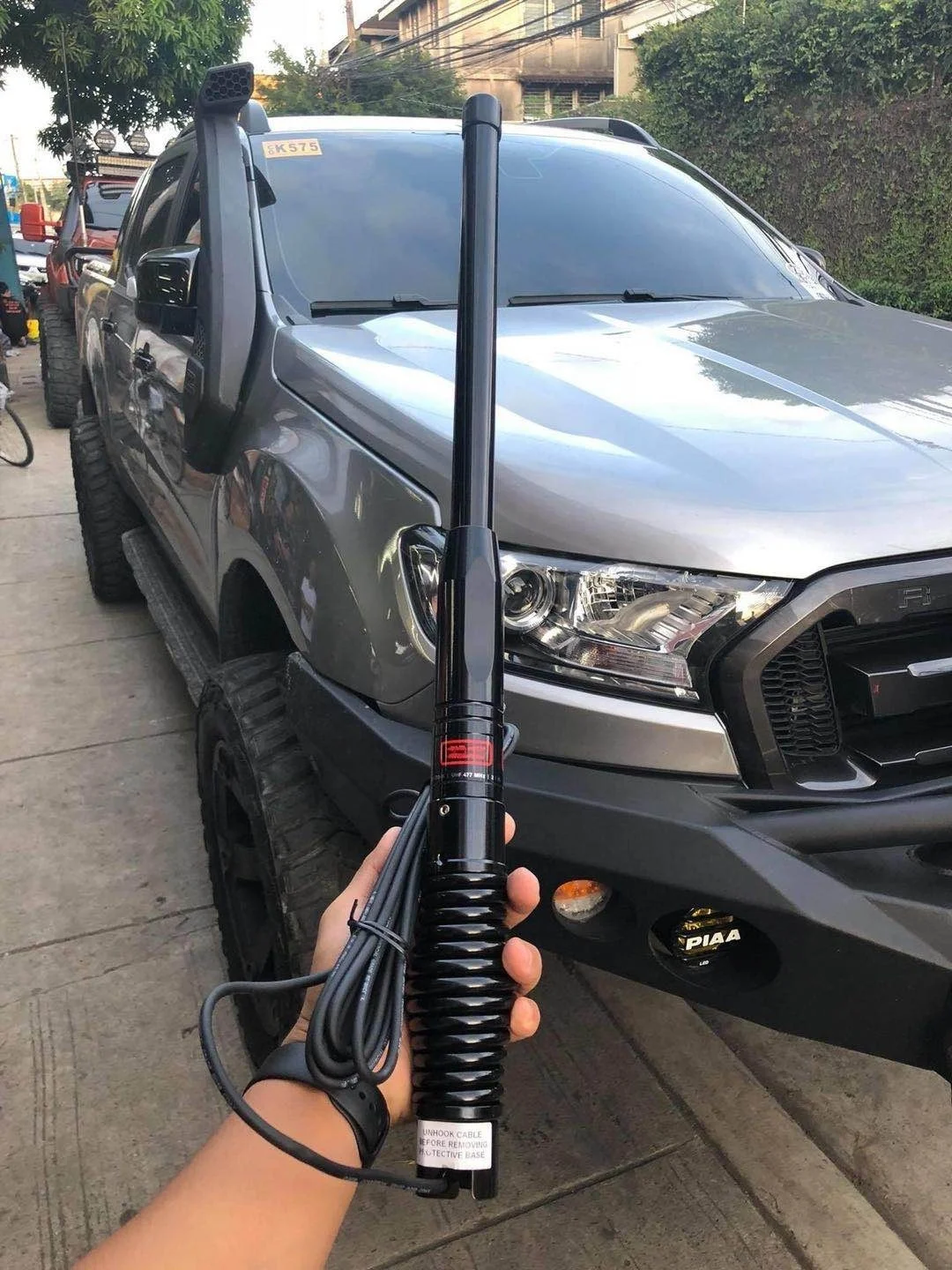 Good quality Antenna heavy duty spring VHF or UHF 477MHz 4x4 Auto offroad CB Antenna