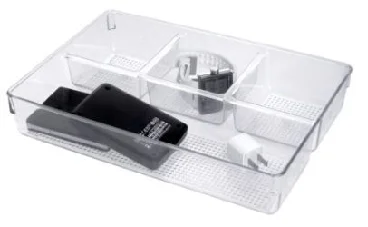 Removable Expandable storage box plastic Cutlery Tray Desk Kitchen Drawer Organizer for Utensils Holder