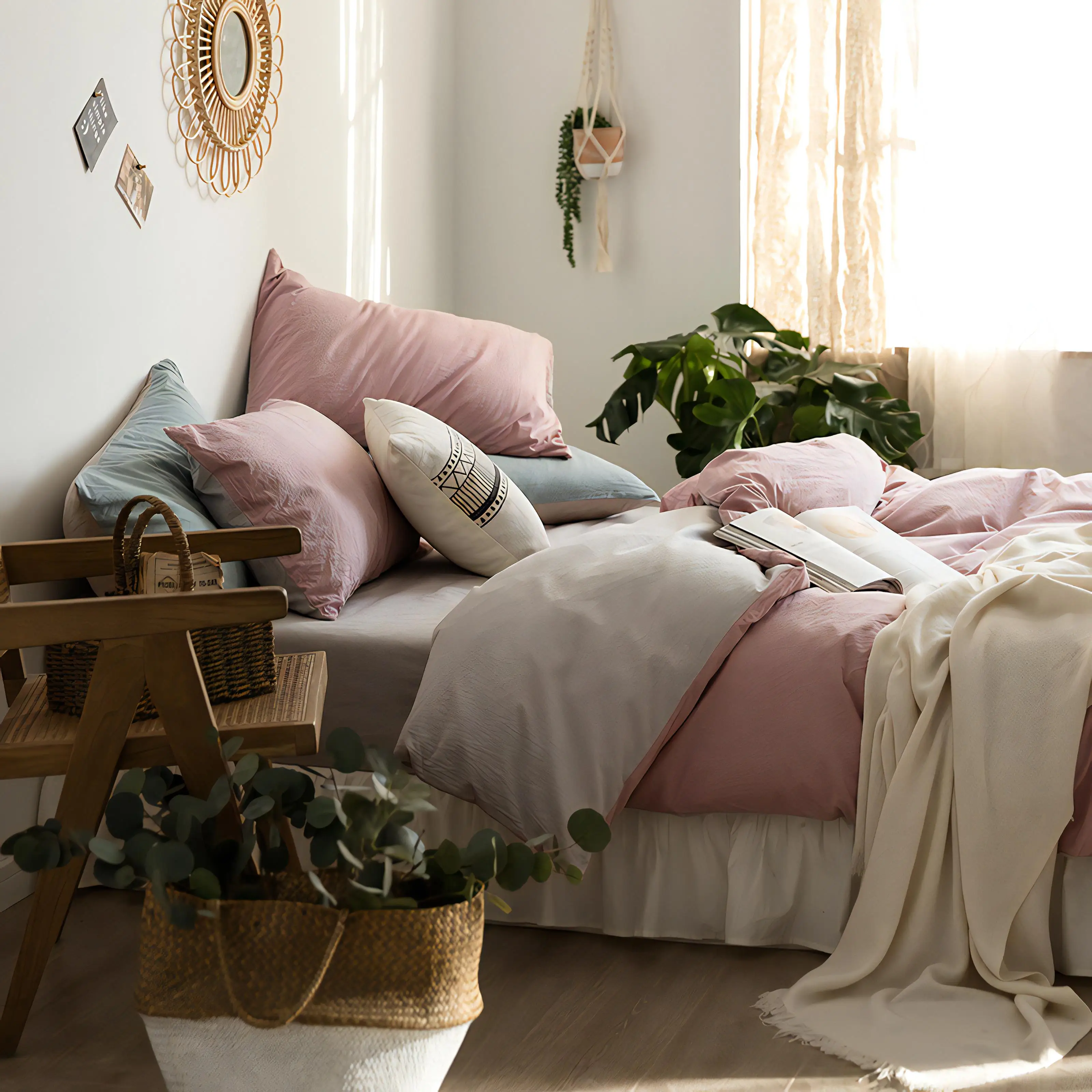 Taitang Hotel Bed Linen Bedsheet Luxury White Bedding Set Bed Sheet Set Queen King 100 Cotton Case Plain Quantity Cover Striped