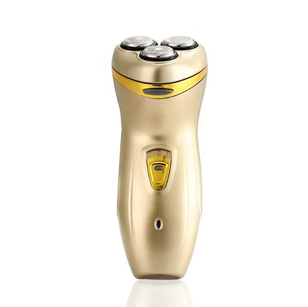 
Lingke ES178 Tuhao Gold Three-Blade Razor Electric Rechargeable Razo 
