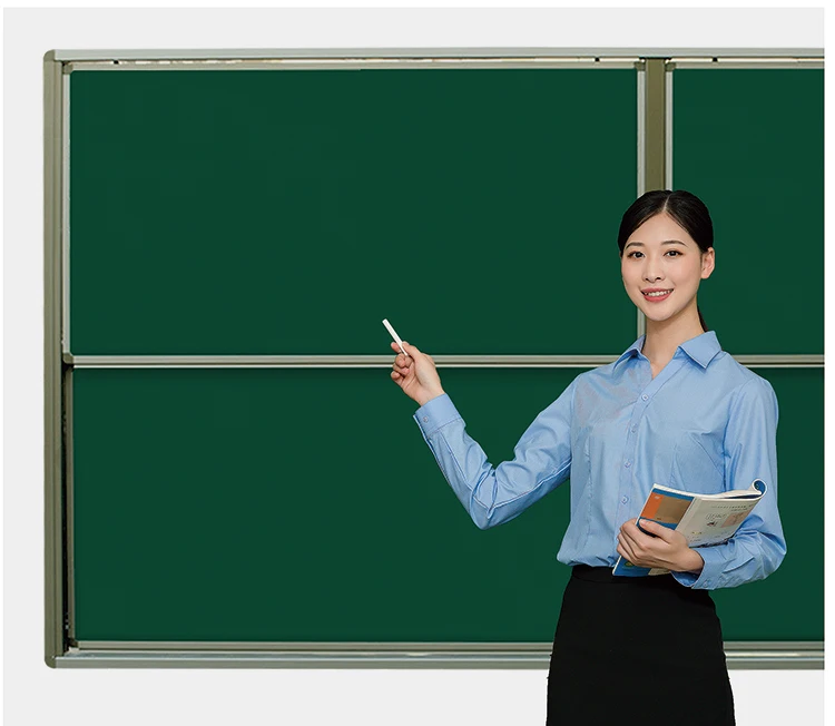 Swing Leaf Aluminum Alloy Border Customizable Whiteboard Extra Large Dry Erase Board Magnetic Writing Horizontal School Board