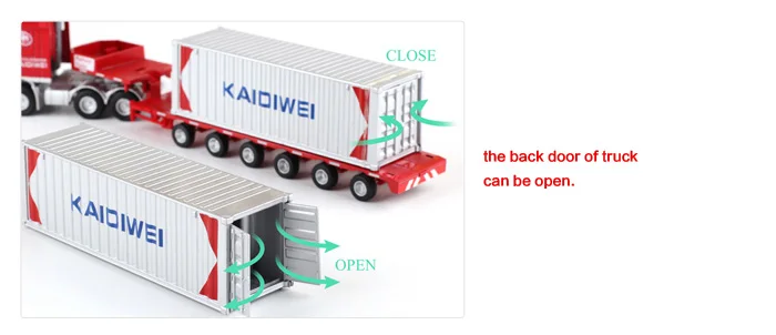 Hot selling 1:50 scale free wheel kids die cast metal toy trucks model for sale