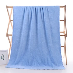 hot sale high qualtiy Quick Dry 70*140 Plain coral bath towel
