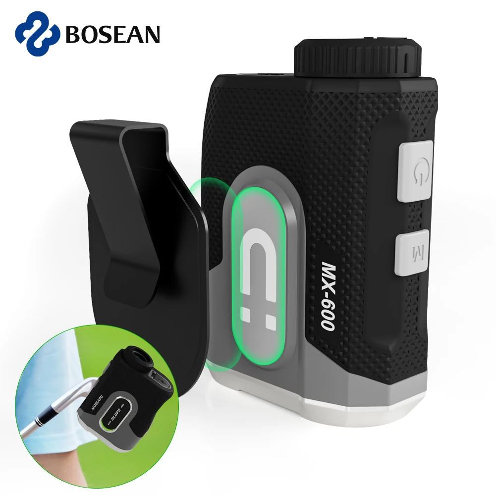 Bosean magnetic golf laser rangefinder Hand-held Eye safe remote Laser RangeFinder golf range finder Scope Newest Version