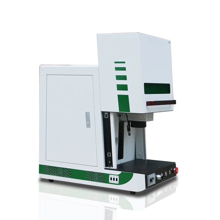 Настольная Закрытая лазерная маркировочная машина для золотых и серебряных украшений металлическая волоконного лазерного