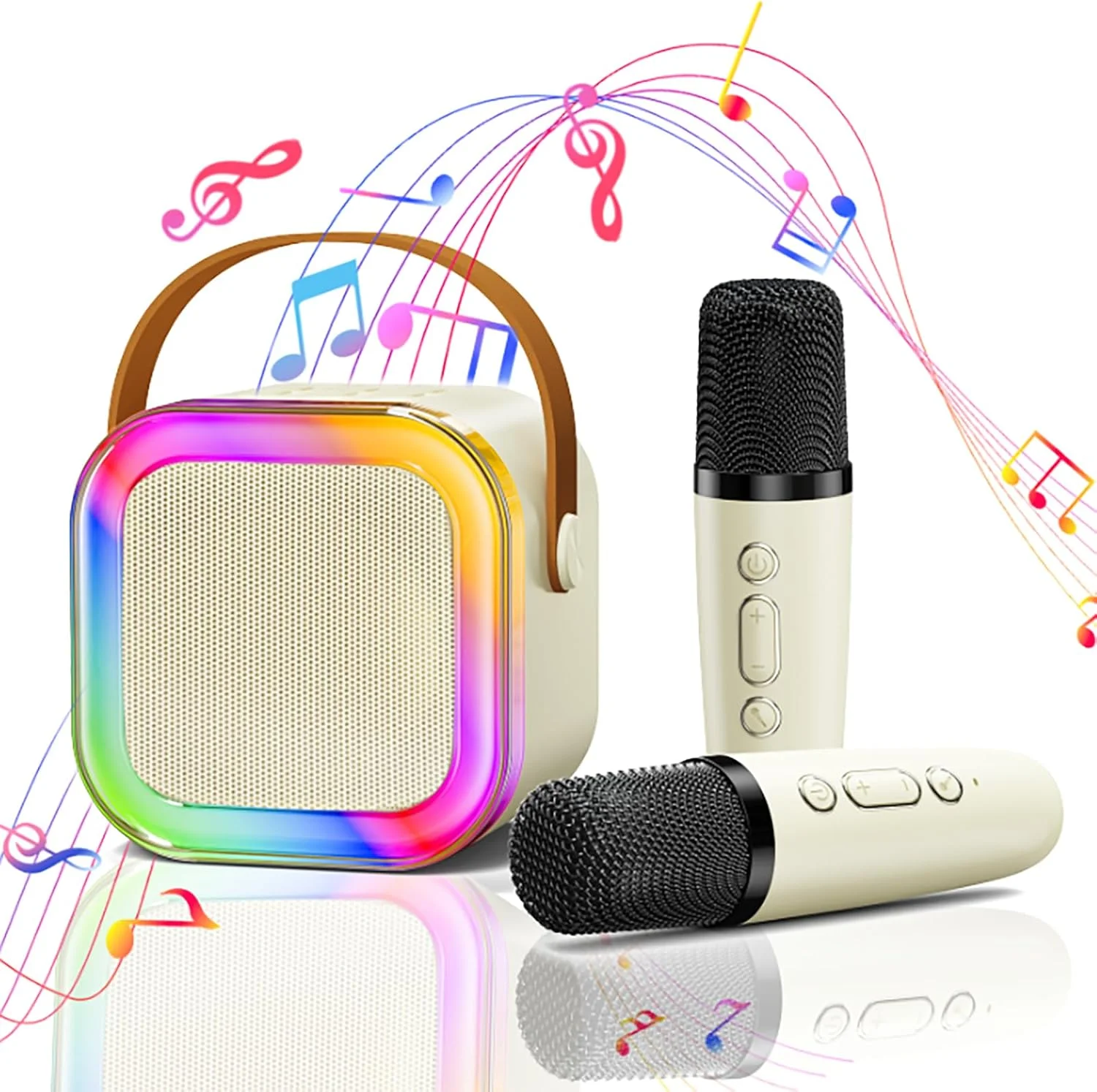 Мл оптовый микрофон портативный Bluetooth динамик с беспроводным микрофоном караоке для детей