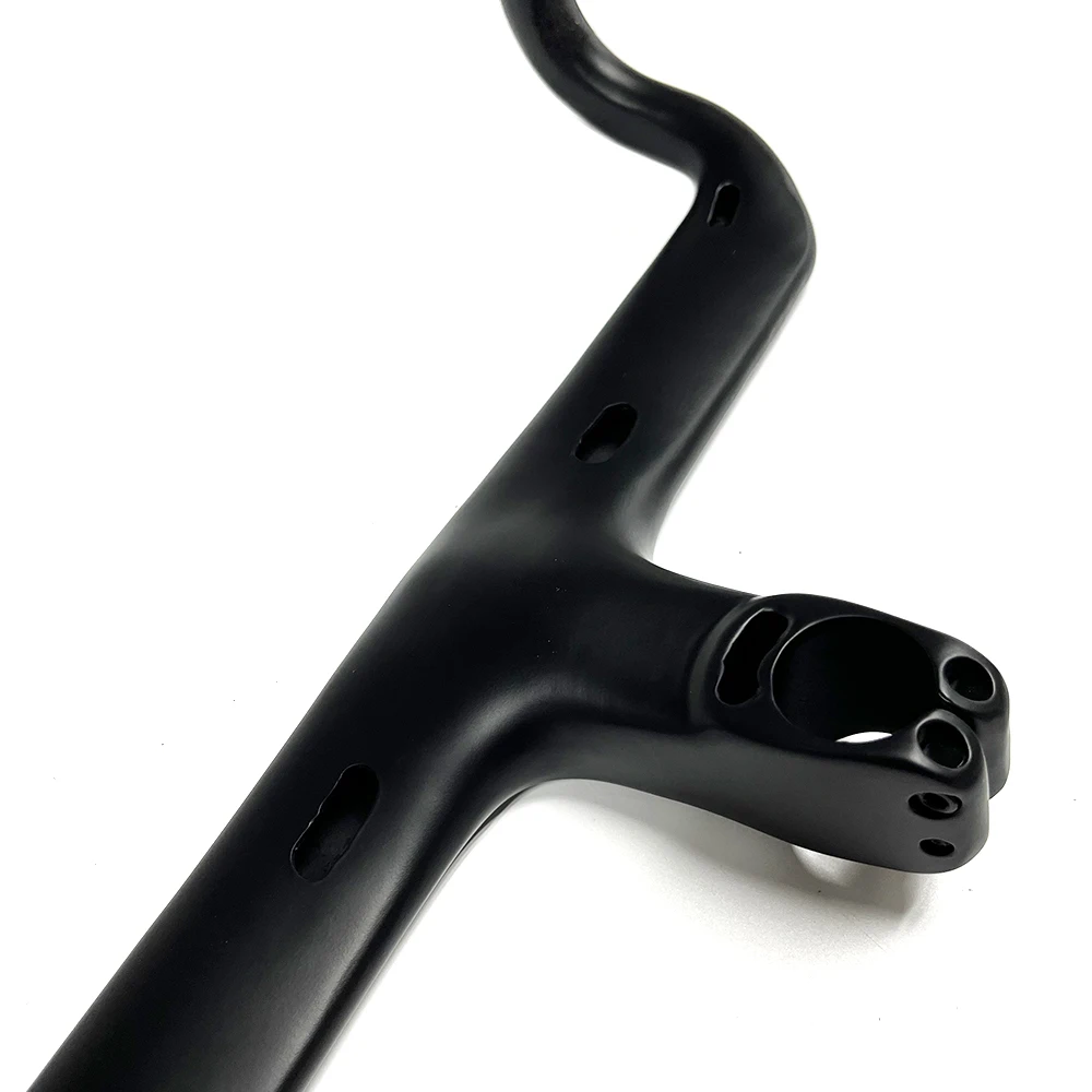 Bicycle Handlebar Road Bike Integrated Handlebar Full Carbon Fiber Length 380mm 400mm 420mm 440mm Carton Customize 401 - 500mm
