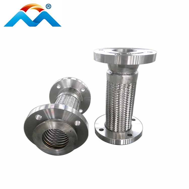 Stainless Steel Wire Braided Corrugated Flexible Metal Hose Pipes Quick Convoluted Metal Hose for Heated Exchanger