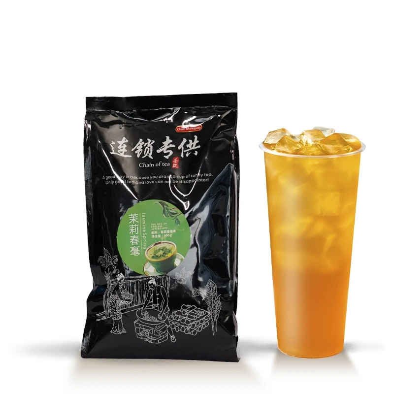 Czseattle Jasmine spring green tea leaves spring tea leaf for bubble tea ingredients