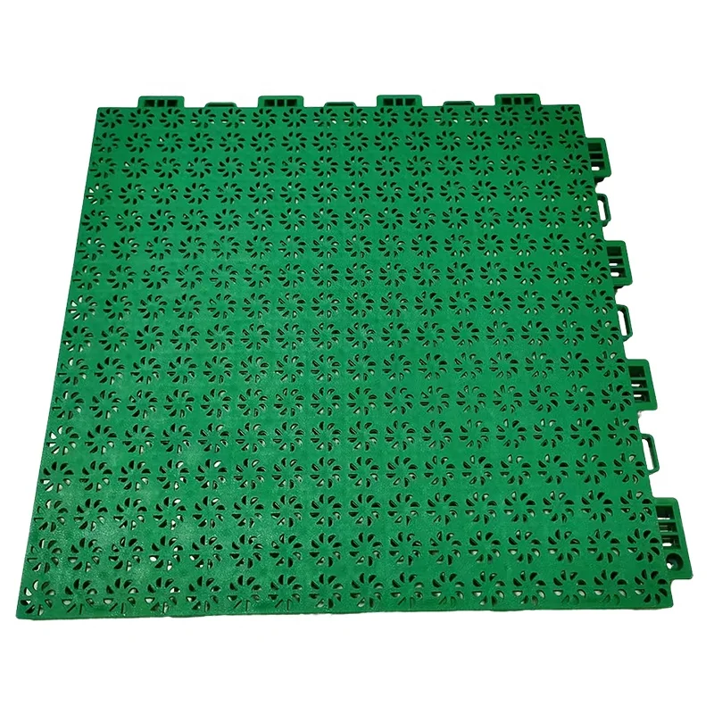 Entertainment Interlocking PP Basketball Court Modular Flooring Mobile Indoor Football Basketball Court Floating Basketball