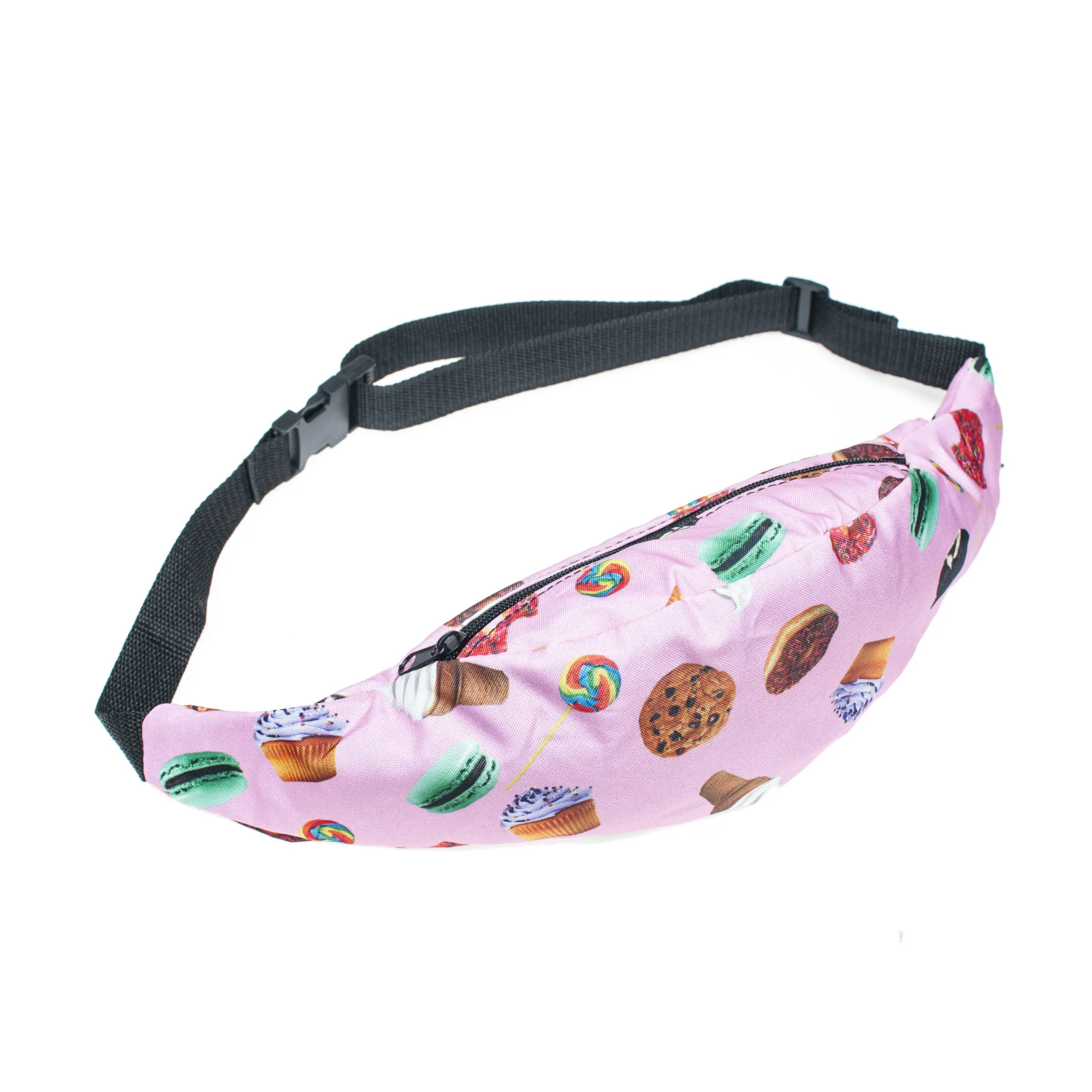 Модная женская сумка через плечо с цифровым принтом, забавная поясная сумочка с цветочным принтом