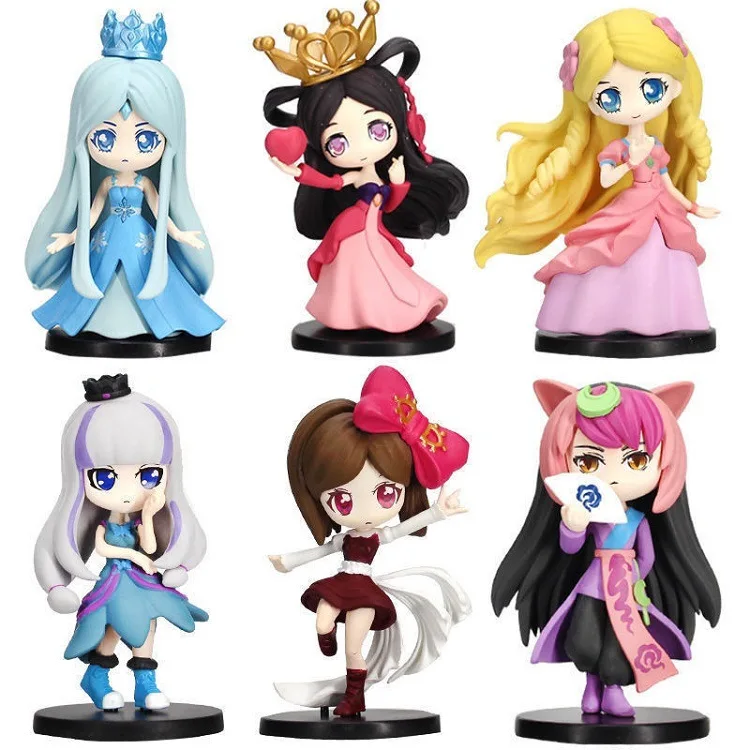 Anime Figure 8 cm Genshin Impact Anime Figure Cosplay  Klee Blind Box Gacha Gift Doll  6PCS Set Anime Figure Toys