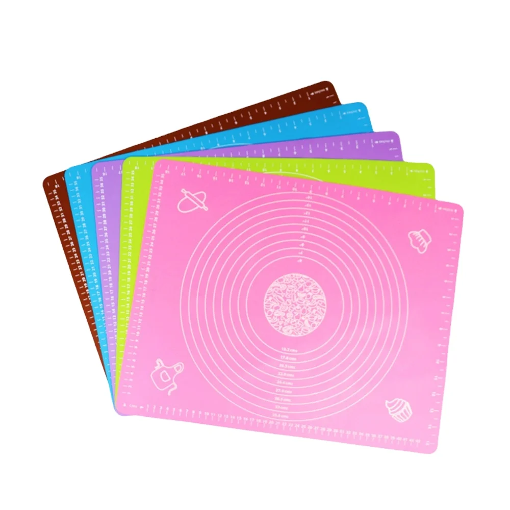 Pastry Mat for Rolling Dough BPA Free Silicone Pastry Kneading Mat Board with Measurements Food Grade Rolling Board for Dough