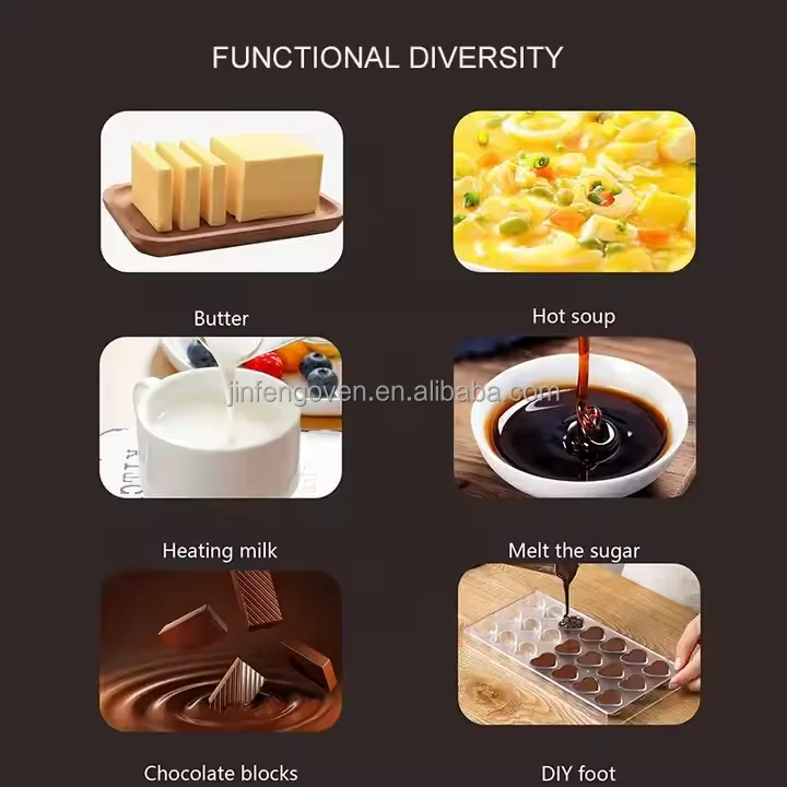 Restaurant Equipment Electric Double Groove hot Heating melting chocolate / butter melting machine / electric sugar melting pot