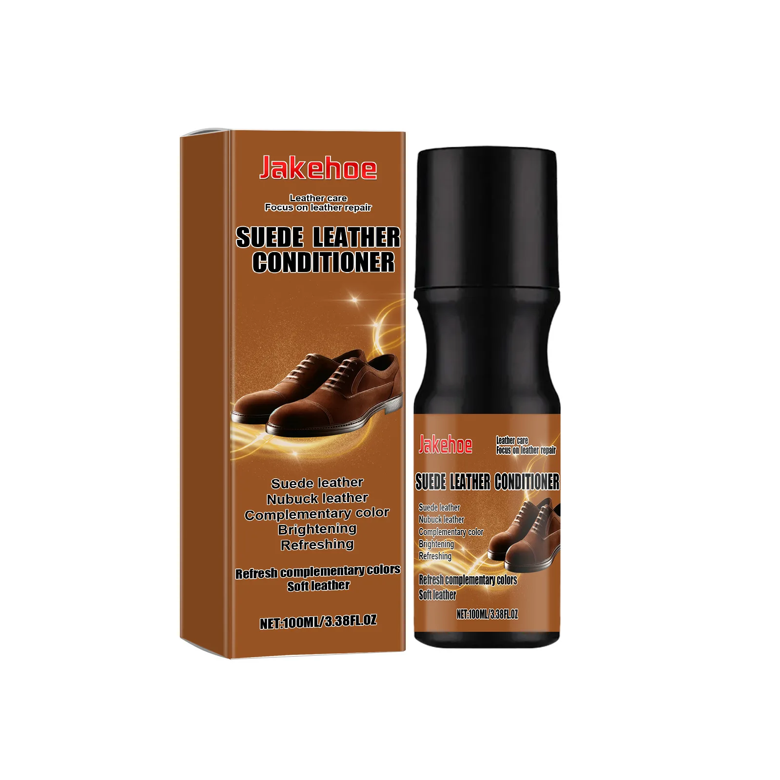 Hot selling 100ml high-quality leather shoe polishing agent liquid suede cleaning fur shoe polish