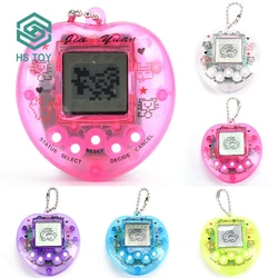 HS Toy 168 Animals Electronic Plastic Peach Heart Digital Virtual Pet Tamagotchi Original Toy With Battery