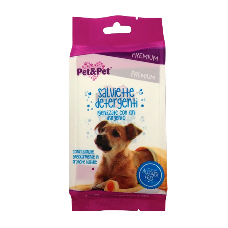 Customized Spunlace Material Hygiene Organic Dog Cat Paw Ear Eye Tooth Clean Grooming Pets Dog Cleaning Wet Wipes