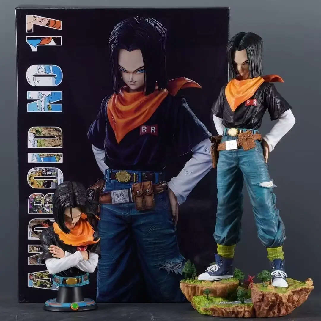 2024 новый завод оптовая продажа 29 см Android 17 сменный бюст фигурка дракона DBZ коллекция из ПВХ украшение комнаты