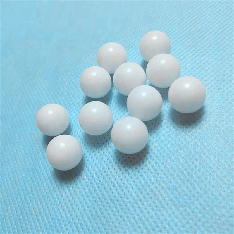 In stock 7/16' 1/2' 11.1125mm 12.7mm white precision delrin solid POM plastic ball