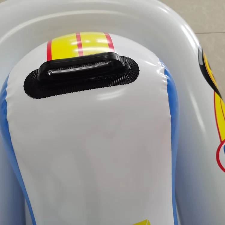 Wholesale New Product Kids Wave Ride-on Raft Toys 2 Person Inflatable Jet Ski Pool Float For Swimming Pool